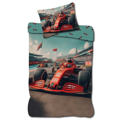 Vehicle Race Formula 1 children's duvet cover 100×135cm, 40×60 cm