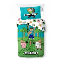 Minecraft Jungle Explore bedding set 140x200cm, 70x90 cm