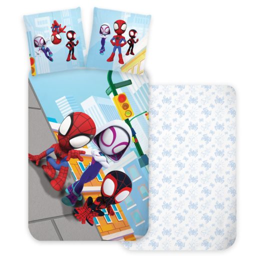 Spiderman Squad children's duvet cover 100×135 cm, 40×60 cm