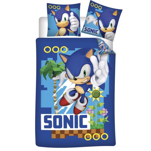 Sonic the Hedgehog Turbo Children's bedding 100×135 cm, 40×60 cm
