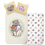   Disney Classics Cute Aristocats bedding set 140x200cm, 70x90 cm