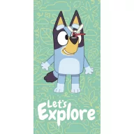 Bluey Explore bath towel, beach towel 70x140cm