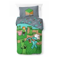 Minecraft Animals and Mobs bedding cover 140x200cm, 70x90 cm