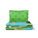 Minecraft Sand Castles bedding set 140x200cm, 70x90 cm