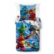   Lego Ninjago Warriors children's, kindergarten bedding set 100×135 cm, 40×60 cm
