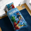 Lego Ninjago Warriors children's, kindergarten bedding set 100×135 cm, 40×60 cm