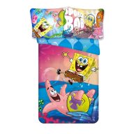   SpongeBob Splash children's kindergarten bedding set 100×135cm, 40×60 cm