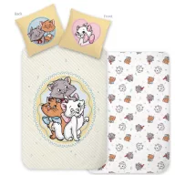   Disney Marie Trio children's, kindergarten bedding cover 100×140 cm, 40×45 cm