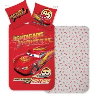   Disney Cars Thunder children's nursery bedding set 100×135 cm, 40×60 cm