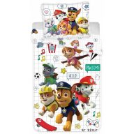   Paw Patrol Grid kids' bed linen set 100×140cm, 40×45 cm