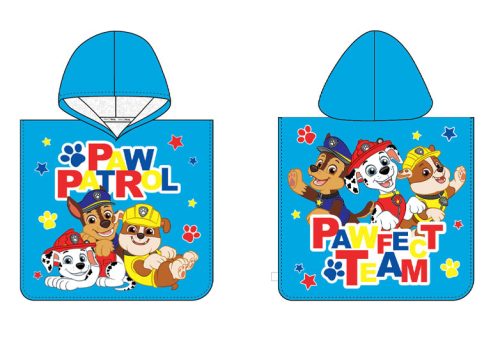 Paw Patrol Pawfect Team beach towel poncho 50x115 cm