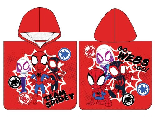 Spiderman Team Spidey beach towel poncho 50x115 cm