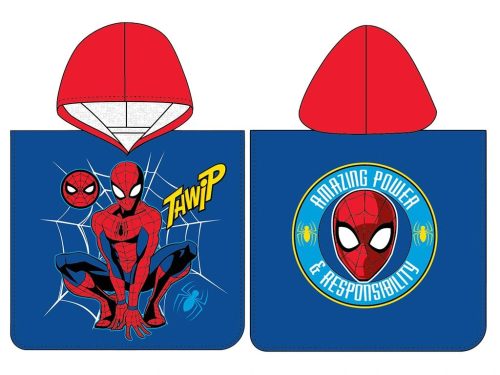 Spiderman Responsibility beach towel poncho 50x115 cm