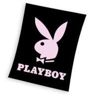 Playboy Black coral fleece polar blanket 150x200cm
