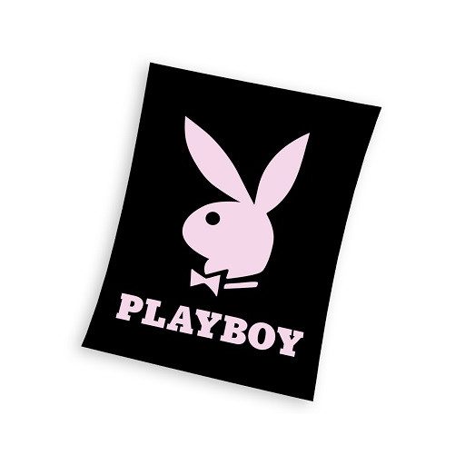 Playboy Black coral fleece polar blanket 150x200cm