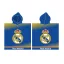 Real Madrid Blue beach towel poncho 55x110 cm