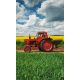 Tractor Field Work hand towel Face Cloth, towel 30x50cm