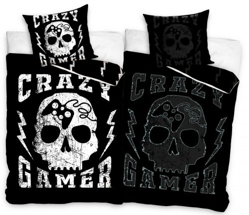 Gamer glow in the dark bed linen 140×200cm, 70x90 cm