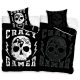 Gamer glow in the dark bed linen 140×200cm, 70x90 cm