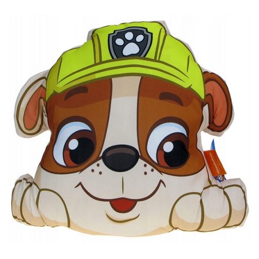 Paw Patrol Rubble decorative pillow 40x37 cm Velour