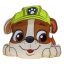 Paw Patrol Rubble decorative pillow 40x37 cm Velour