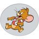 Tom and Jerry shaped pillow, decorative cushion 35 cm