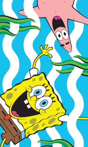 SpongeBob Seaweed Hand towel, Face towel 30x50 cm