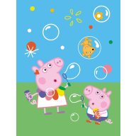 Peppa Pig Bubbles coral fleece blanket 130x170cm