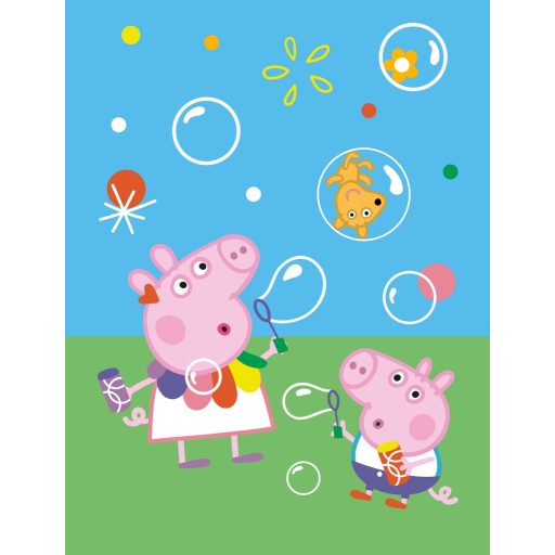 Peppa Pig Bubbles coral fleece blanket 130x170cm