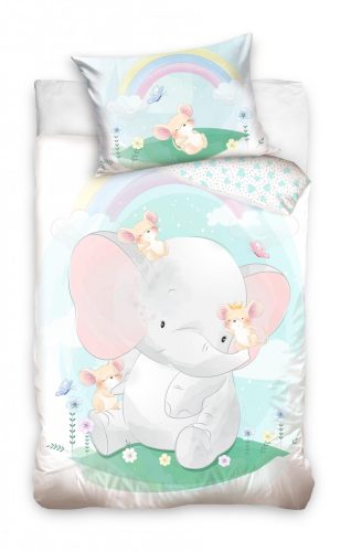 Elephant Kids Bed Linen 90x120 cm, 40×60 cm