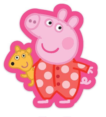 Peppa Pig Sleep shape pillow, decorative pillow 31x34 cm