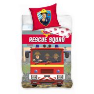 Fireman Sam Rescue Squad bedding set 140x200cm, 70x90 cm