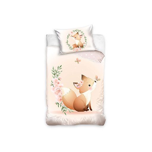 Fox children's bedding set 90x120 cm, 40x60 cm