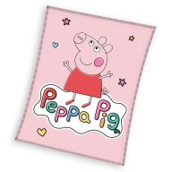 Peppa Pig Happy coral fleece blanket 110x140cm