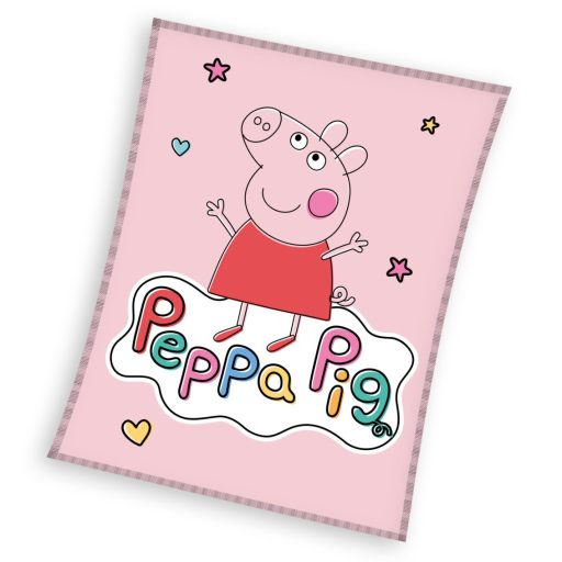 Peppa Pig Happy coral fleece blanket 110x140cm