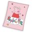 Peppa Pig Happy coral fleece blanket 110x140cm