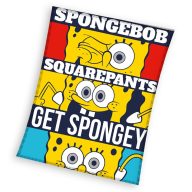 SpongeBob Get Spongey coral fleece blanket 130x170cm