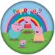 Peppa Pig Rainbow Shaped Cushion, Decorative Pillow 40 cm Velvet
