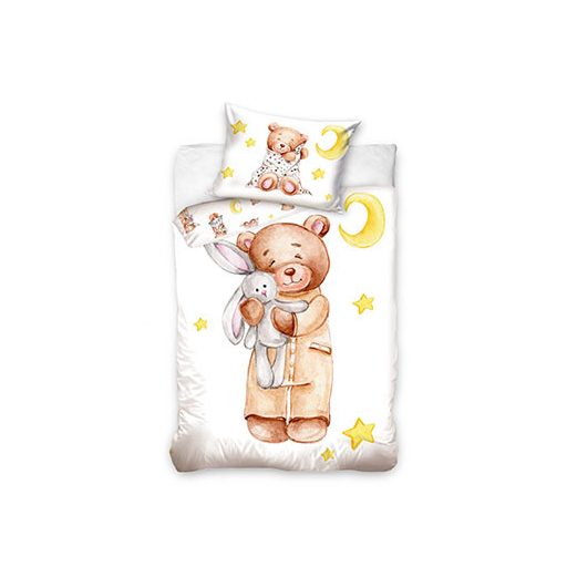 Teddy Bear Sleep s children's bedding set 90x120cm, 40x60 cm