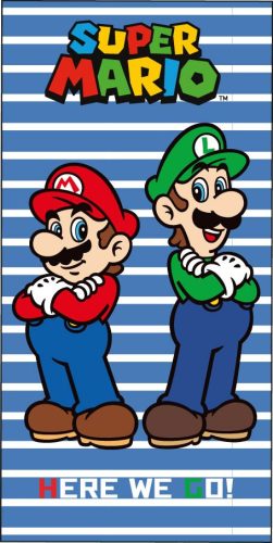 Super Mario Friends bath towel, beach towel 70x140cm