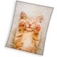 Cat Fluffydream coral fleece blanket 130x170cm