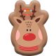 Christmas Brown Reindeer decorative pillow 40x27 cm Velour