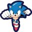Sonic the Hedgehog Run decorative pillow 40x40 cm Velvet
