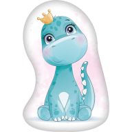 Dinosaur Crown shape pillow, decorative pillow 40x27 cm
