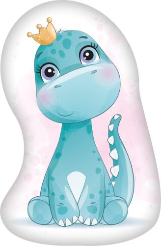 Dinosaur Crown shape pillow, decorative pillow 40x27 cm