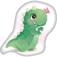 Dinosaur Butterfly decorative pillow