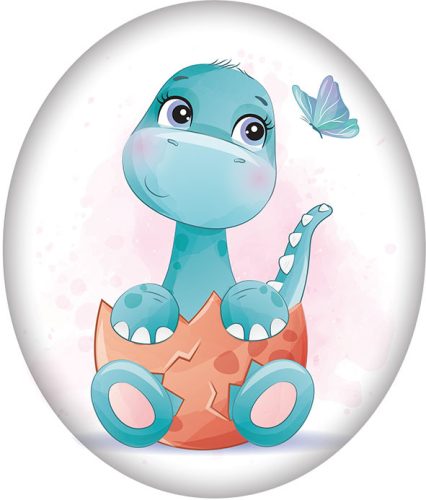 Dinosaur Egg decorative pillow 37x34 cm Velour