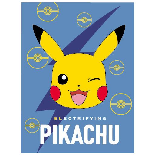 Pokémon Electrifying coral fleece blanket 150x200cm