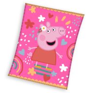 Peppa Pig Piggy Tales coral fleece blanket 130x160cm