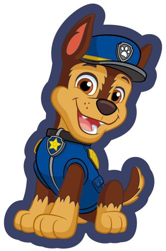 Paw Patrol Chase Smile decorative pillow 38x24 cm Velour